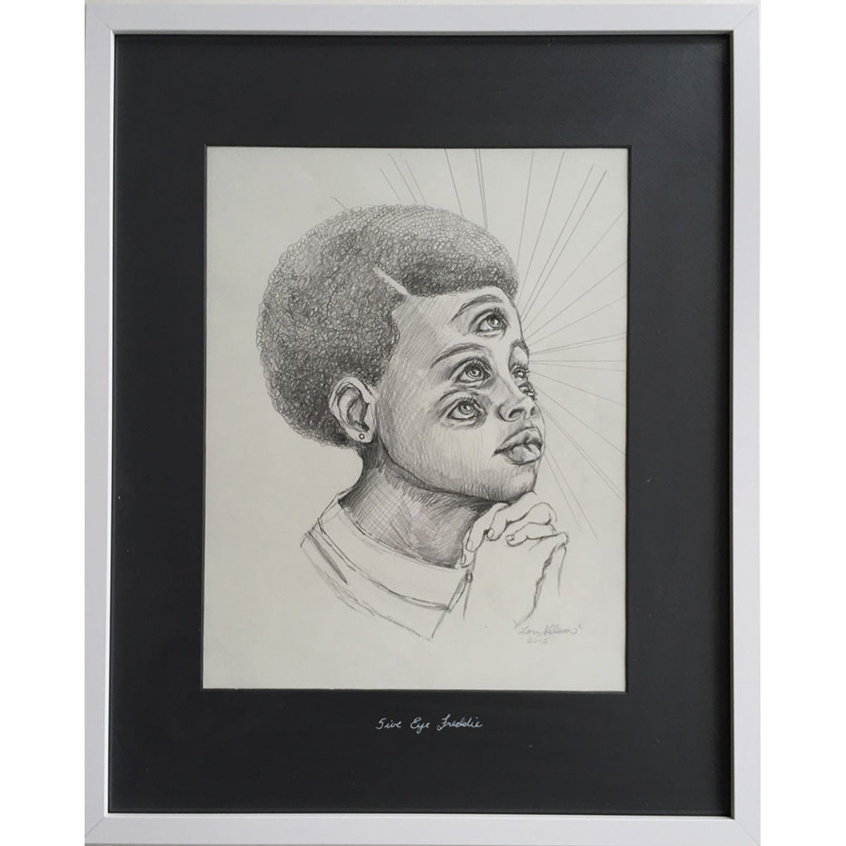 Five Eyed Freddie Drawing