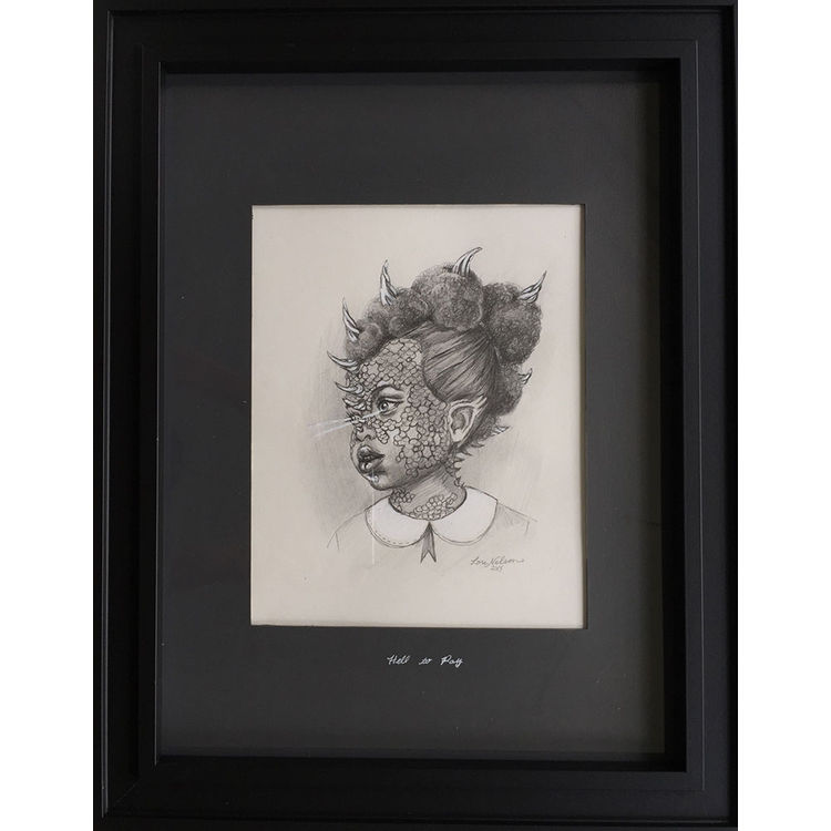 Hell to Pay Drawing by Lori Nelson