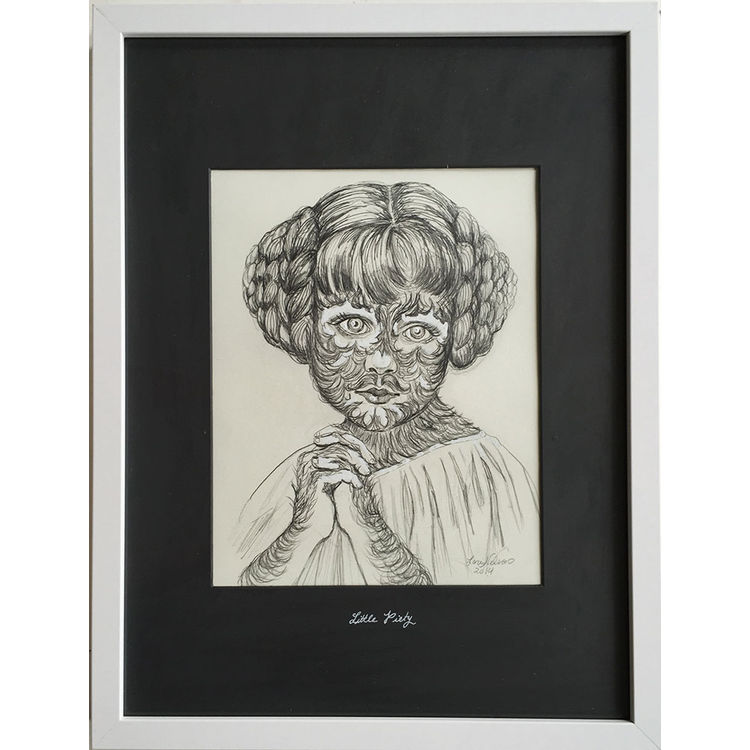 Little Piety Drawing by Lori Nelson