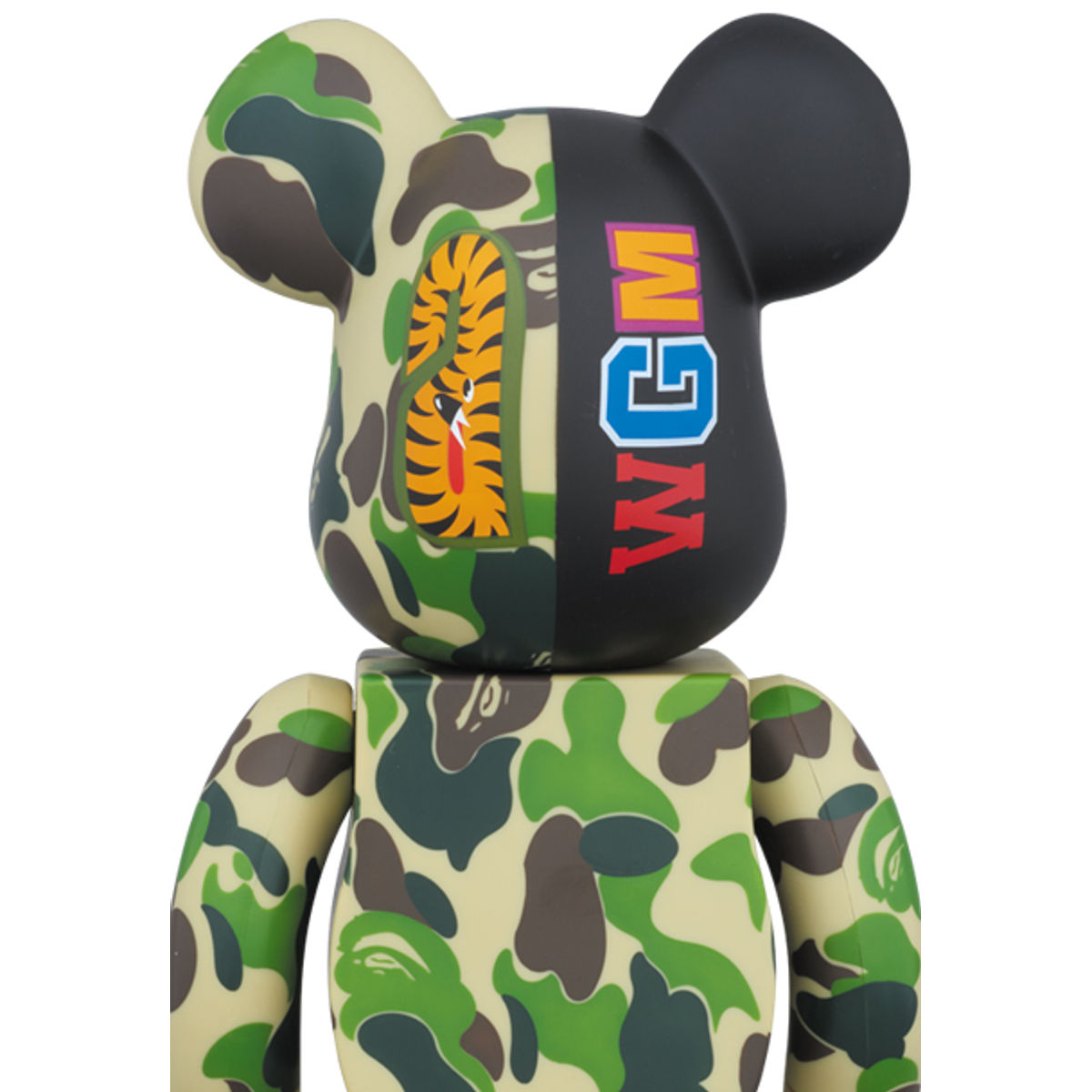 BAPE (R) CAMO SHARK BE@RBRICK 100% - Green