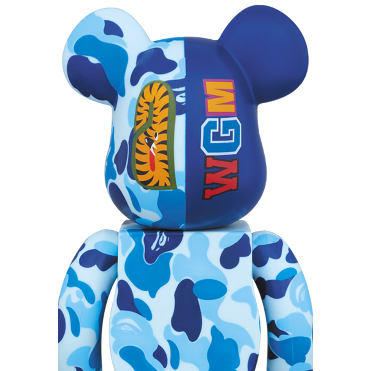 BAPE (R) CAMO SHARK BE@RBRICK 100% - Blue