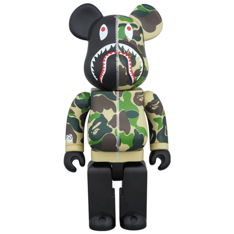 BAPE (R) CAMO SHARK BE@RBRICK 400% - Green by Medicom