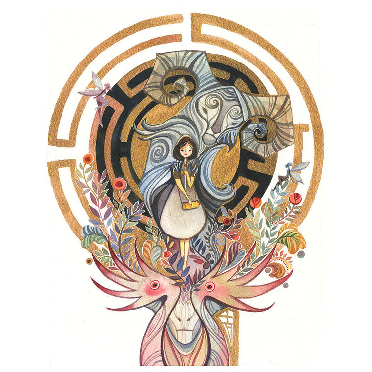 "Ofelia's Destiny" Print by Alina Chau