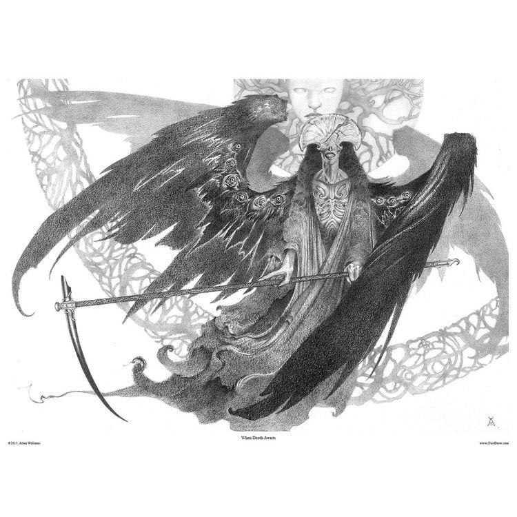 "When Death Awaits" Print by Allen Williams
