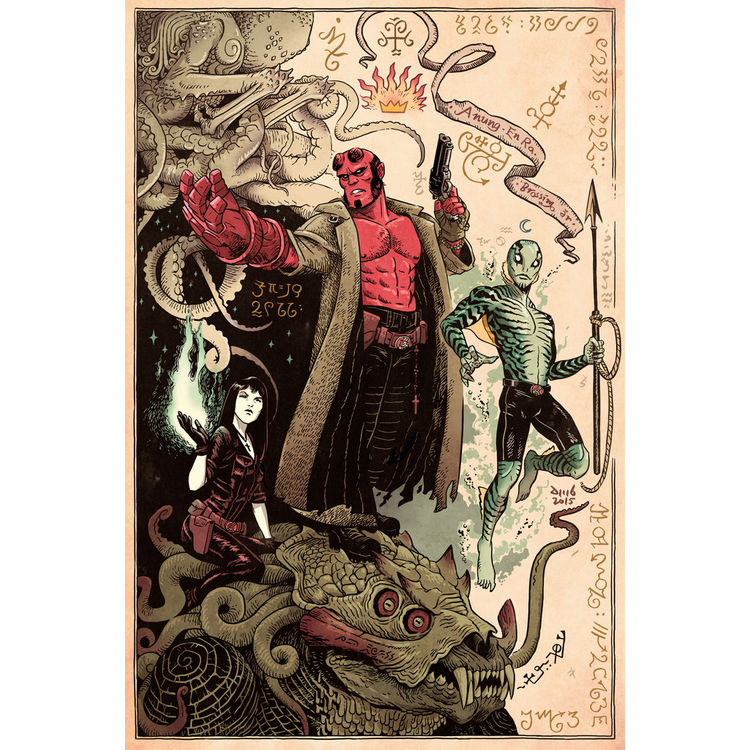 "Rasputin's Notebook" Wood Print by David M. Buisan
