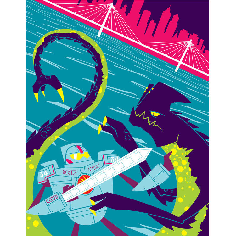 "Sword Deployed" Print by Doug LaRocca