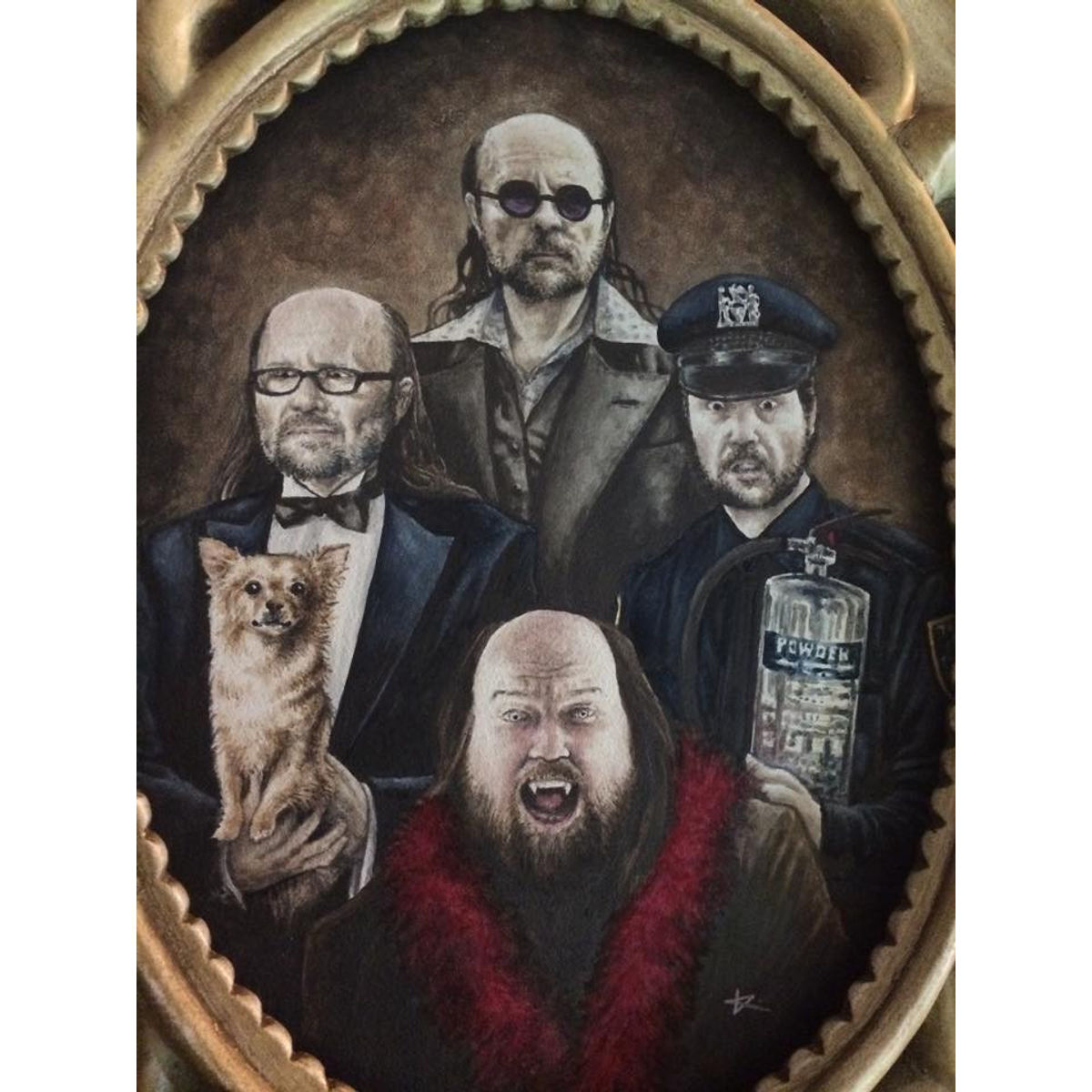 3 Wizened, Distinguished Men, and a Vampire
