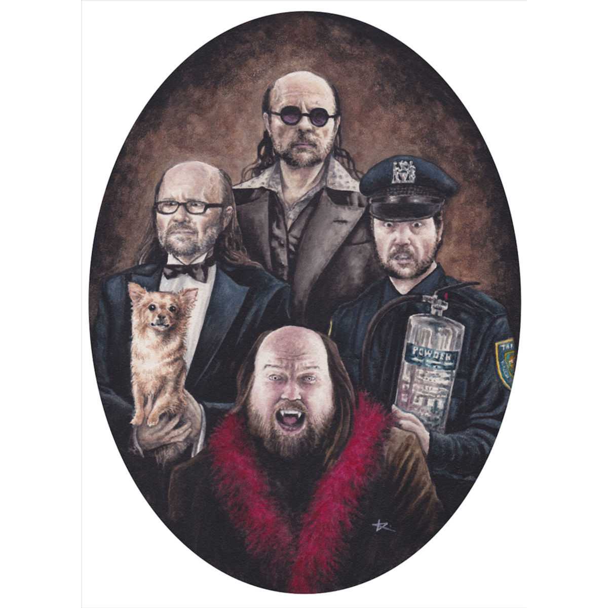 3 Wizened, Distinguished Men, and a Vampire