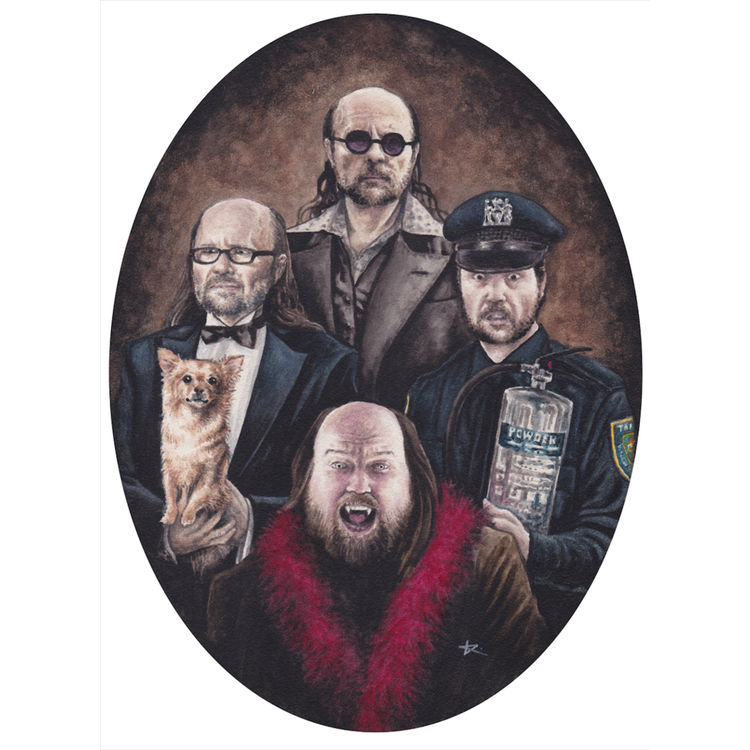 3 Wizened, Distinguished Men, and a Vampire by Eugene Kaik