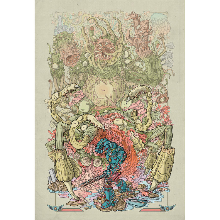 "Splatcific Rim" Print by Justin Gray