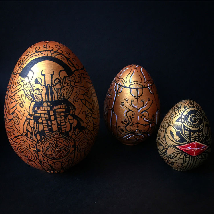 Del Toro Nesting Egg Set by Kathleen Sanders