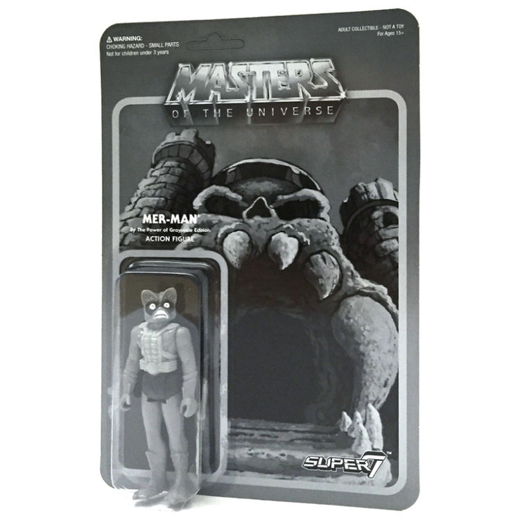 By the Power of Grayscale - Mer-Man by Mattel