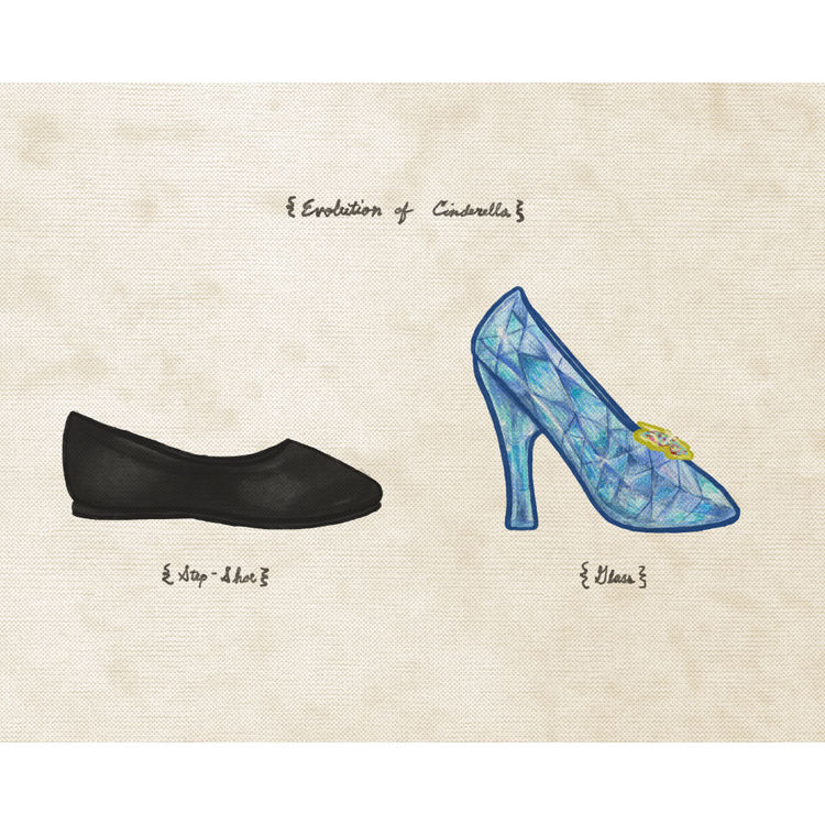 "Evolution of Cinderella" Print by Joe Van Wetering