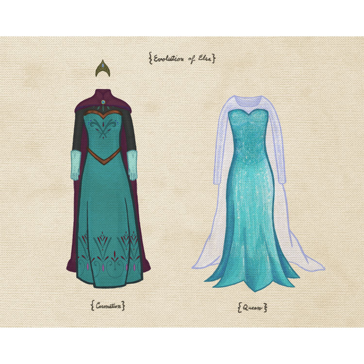 "Evolution of Elsa" Print by Joe Van Wetering