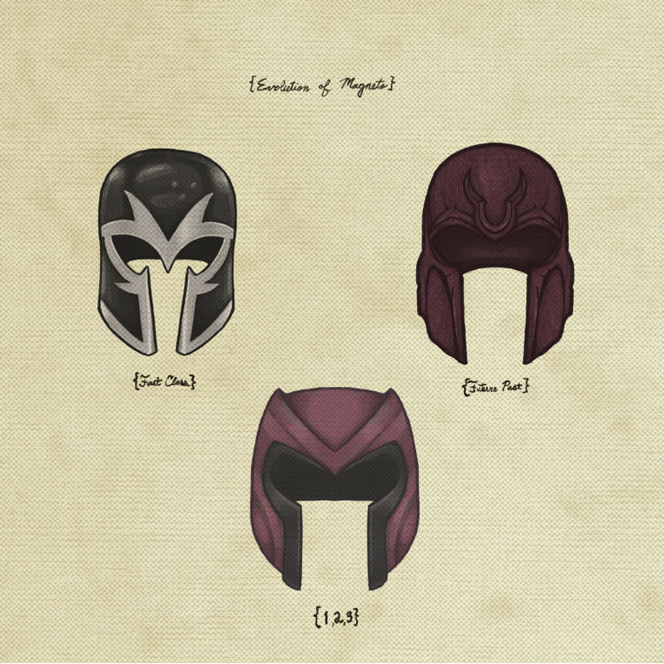 "Evolution of Magneto" Print by Joe Van Wetering