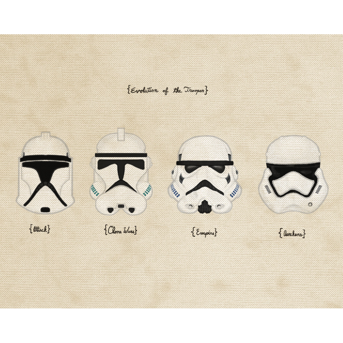 "Evolution of the Trooper" Print