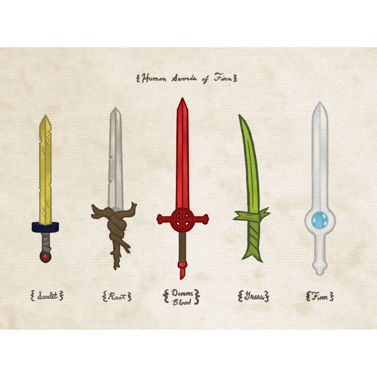 "Human Swords of Finn" Print by Joe Van Wetering