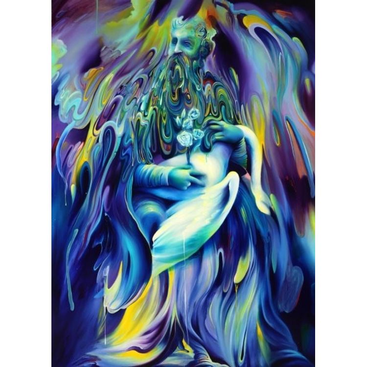 Accession of forebearer Hand Embellished Print by Michael Page