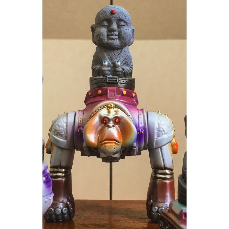 Jizo monkey Neo Sugamo color by Mirock Toy (Yowohei Kaneko)