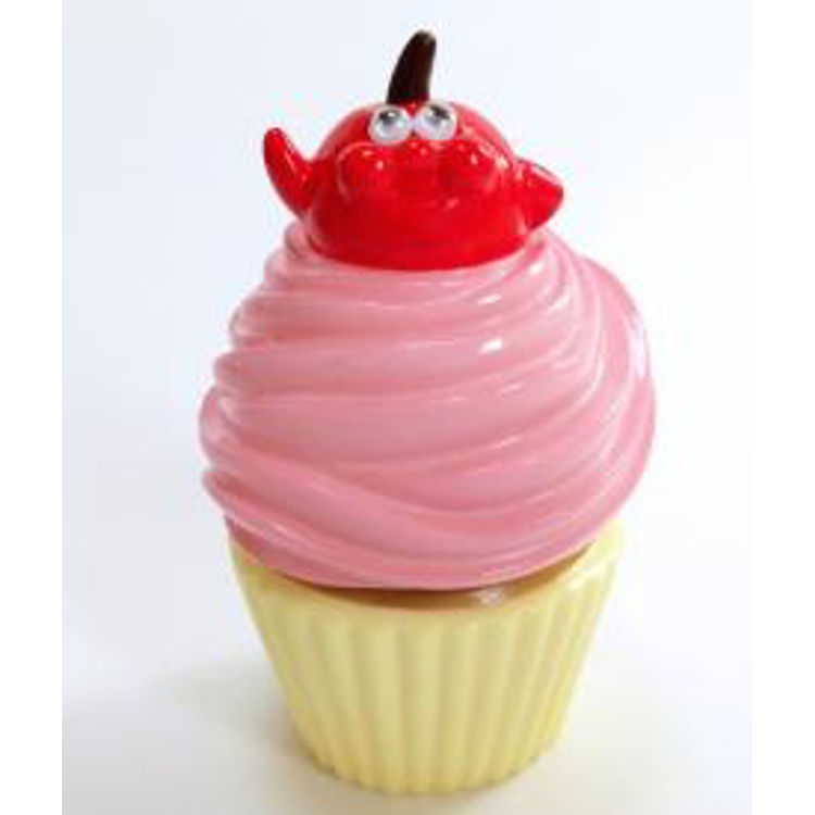 Hello Cherry ☆ Cupcake: Pink cream x yellow cup by Aya Takeuchi