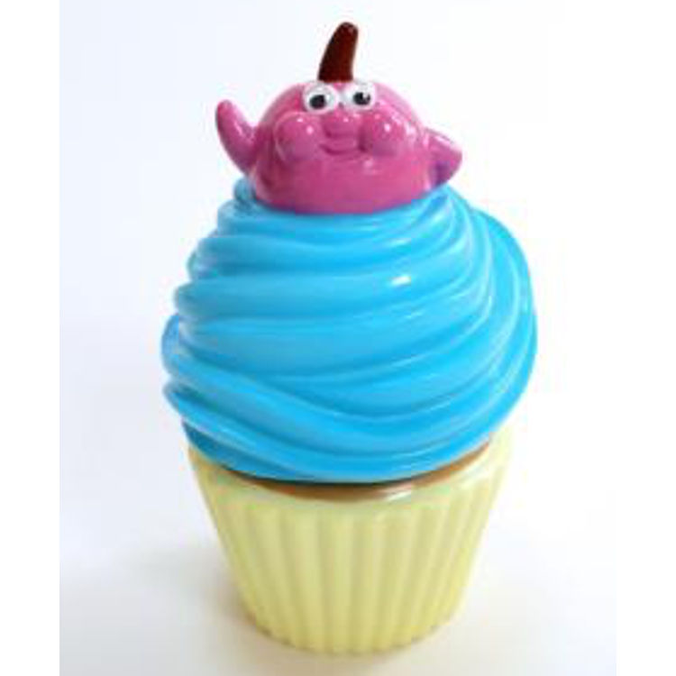 Hello Cherry ☆ cupcake: Blue cream x yellow cup by Aya Takeuchi
