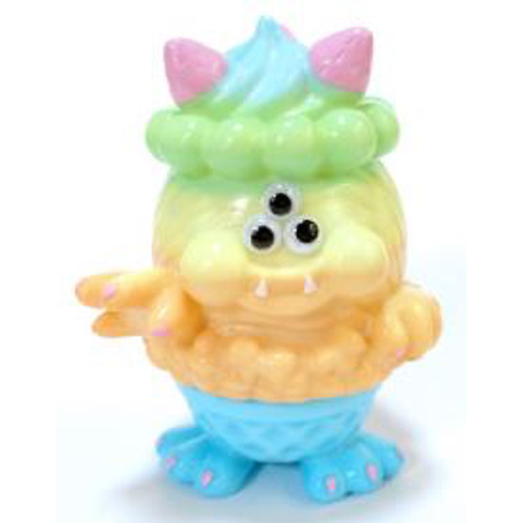 Aimon Nostoc verrucosum three eye candy colored tropical colors by Aya Takeuchi