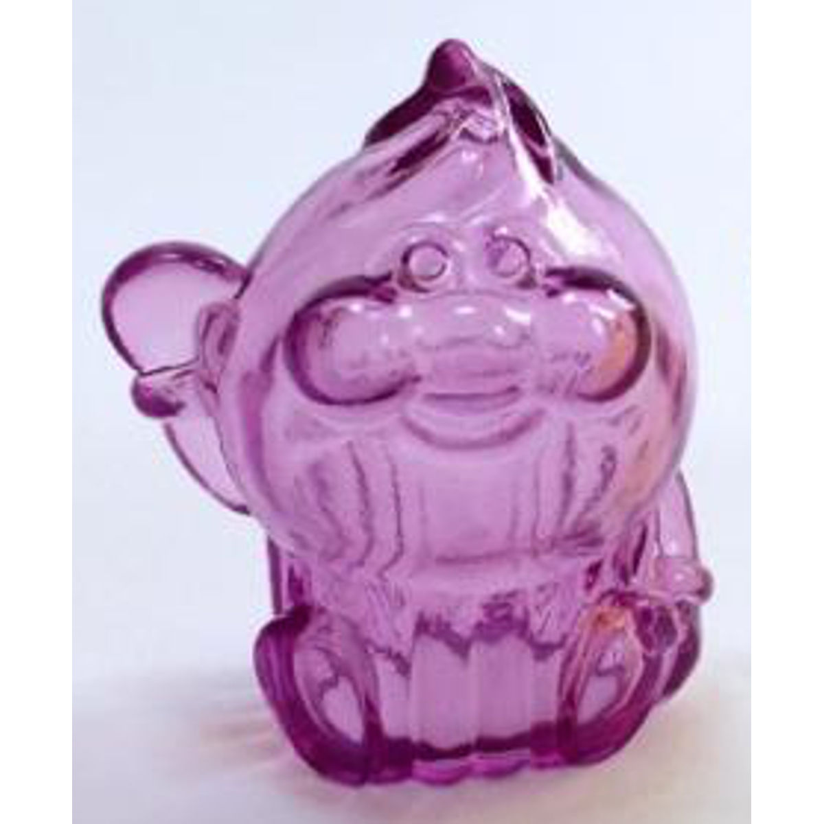 Muu CAKE POPS puppet - clear purple