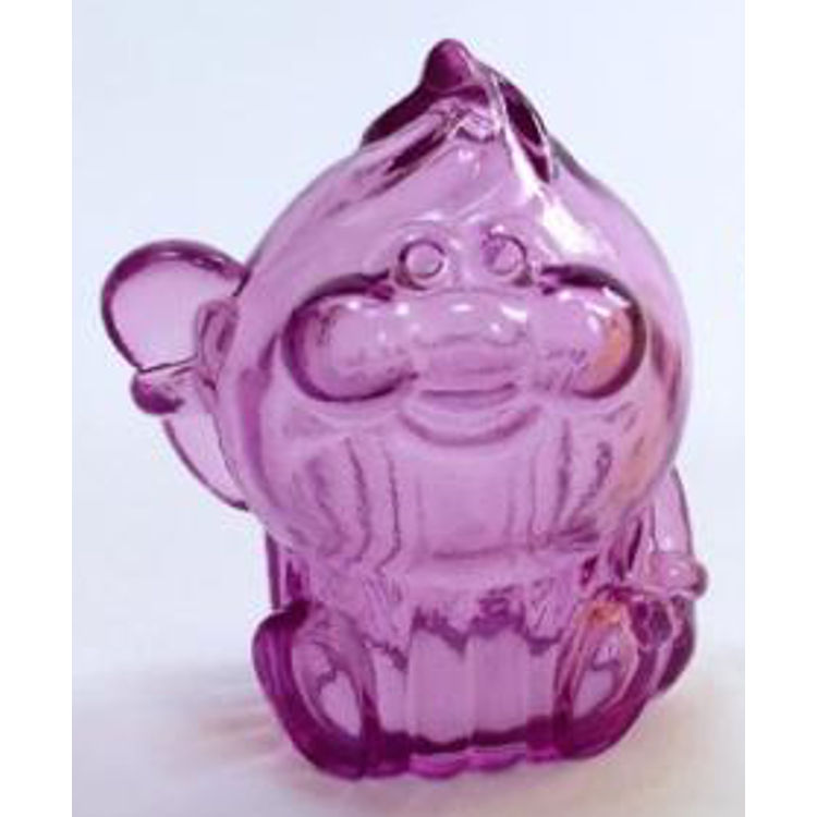 Muu CAKE POPS puppet - clear purple by Aya Takeuchi