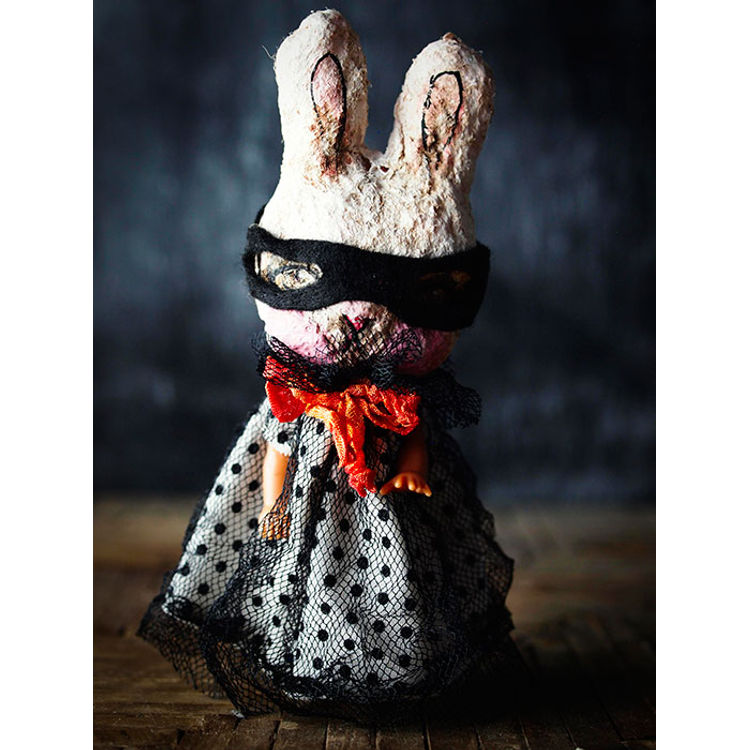 Dark Bunny by Danita Art