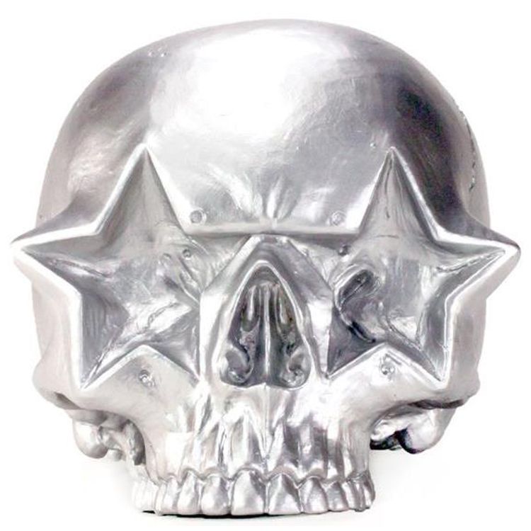 Star Skull - Metallic Silver by Ron English