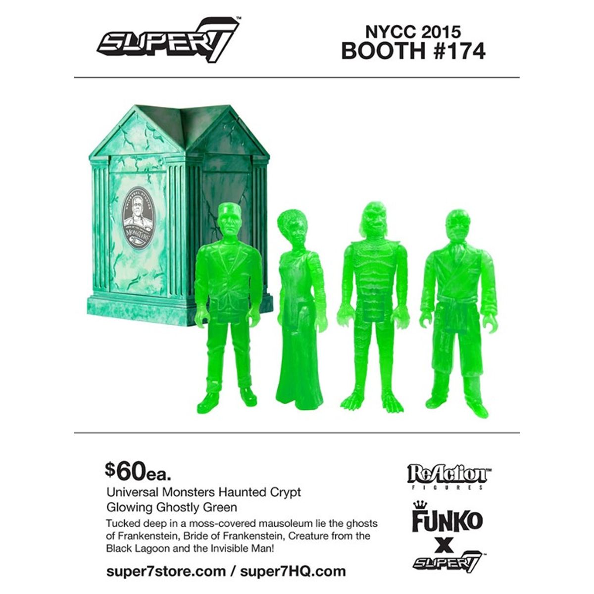 Universal Monsters: Haunted Crypt - GID Ghostly Green