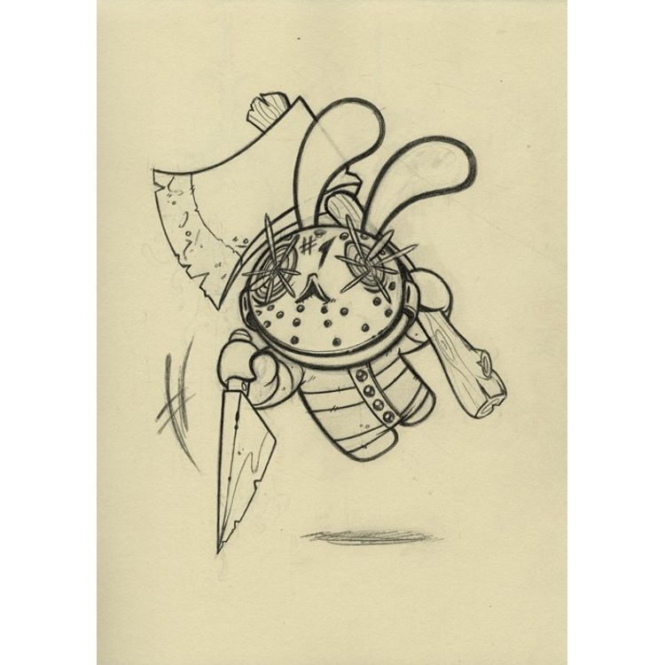 The 13: No 01: The Mad Butcher Concept Sketch by Brandt Peters