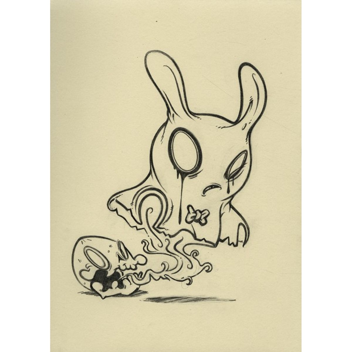 The 13: No 02: The Grisly Phantom Concept Sketch