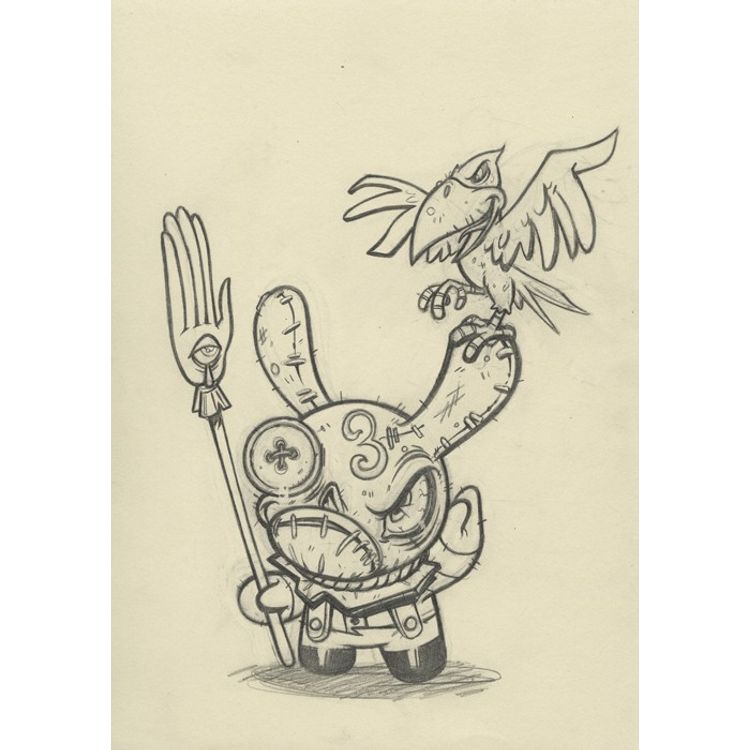 The 13: No 03: The Hay Man Concept Sketch by Brandt Peters