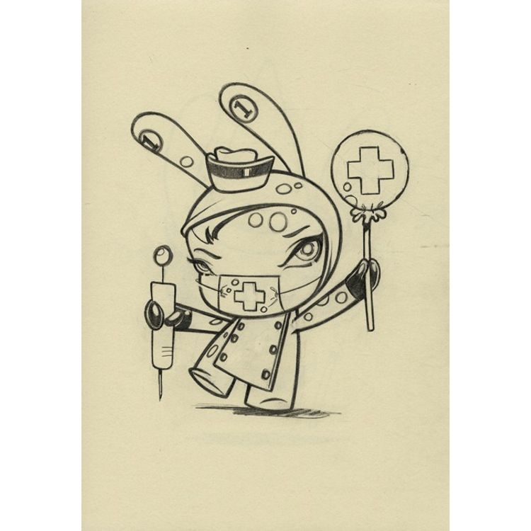 The 13: No 11 / Nurse Casket concept sketch by Brandt Peters