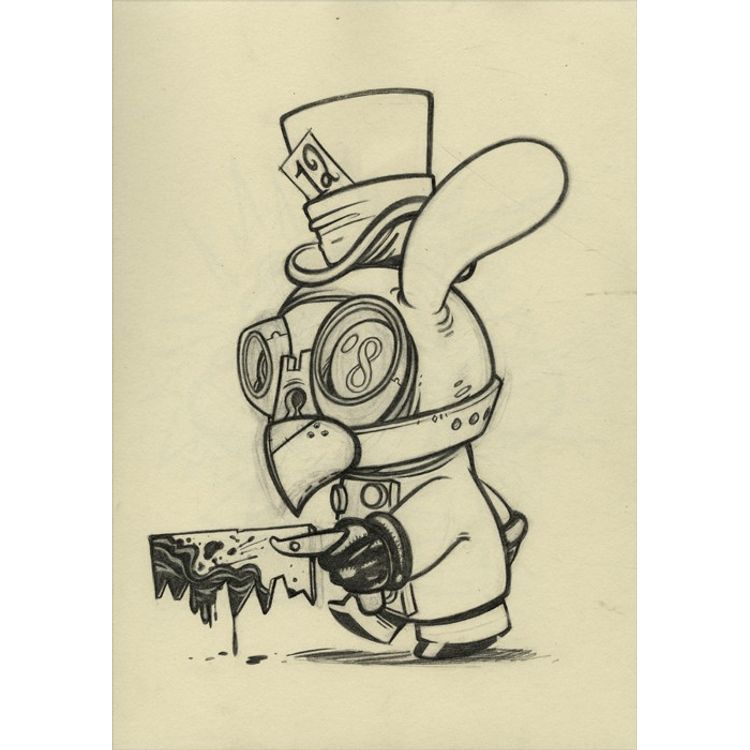 The 13: No 12 / Dr. Noxious concept sketch by Brandt Peters