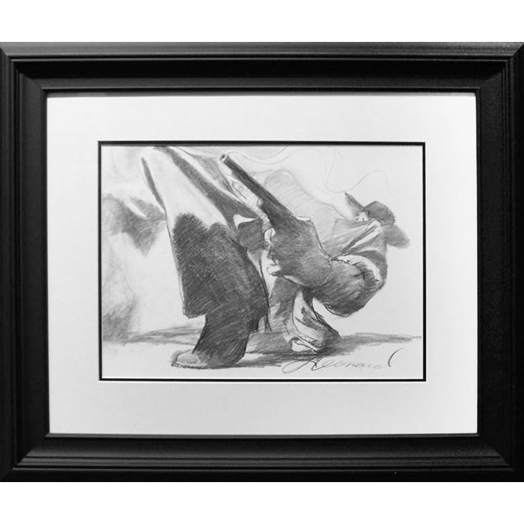 You Only Die Once Chiaroscuro Study by Gabe Leonard