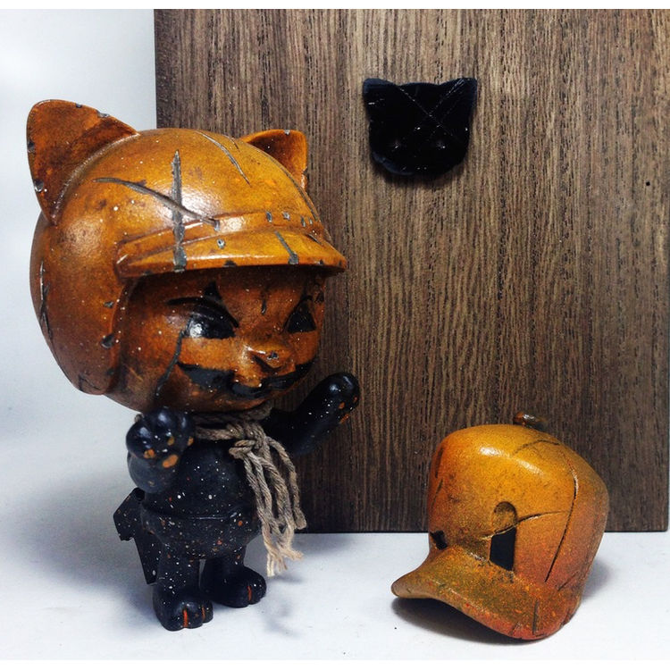 Pumpkin Cat Rider by Shon Side