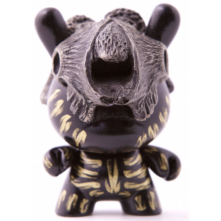 YEAR OF THE GOAT DUNNYS - GOLD SKULL HEAD by Mr. Kumkum (Paskalis Kunang)