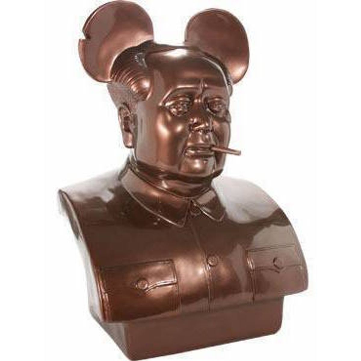 Bird is the Word Mao Bust - Bronze