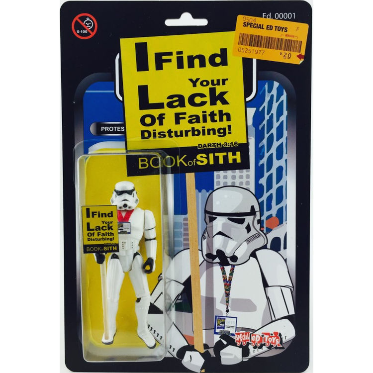 I Find Your Lack of Faith Disturbing! Version 2.0 Protestrooper by Special Ed Toys