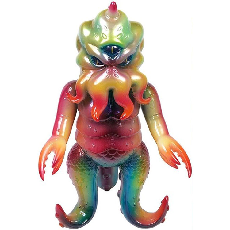Glow in Dark custom kaiju TriPus by Mark Nagata