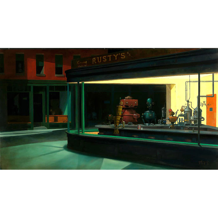 Night Hawks by Geoffrey Gersten