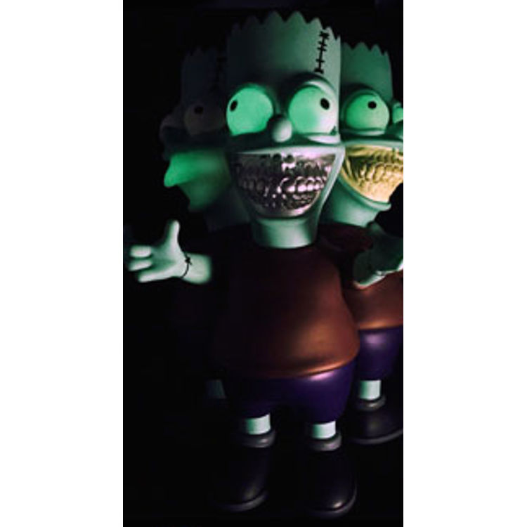 The Simpsons Tree House of Horror Bart Grin - 21-60: Platinum Grin, GID eyes ( JPS Exclusive ) by Ron English