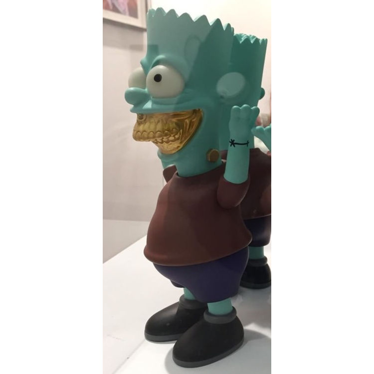 The Simpsons Tree House of Horror Bart Grin - 1-20: Gold Grin, GID eyes ( JPS Exclusive ) by Ron English