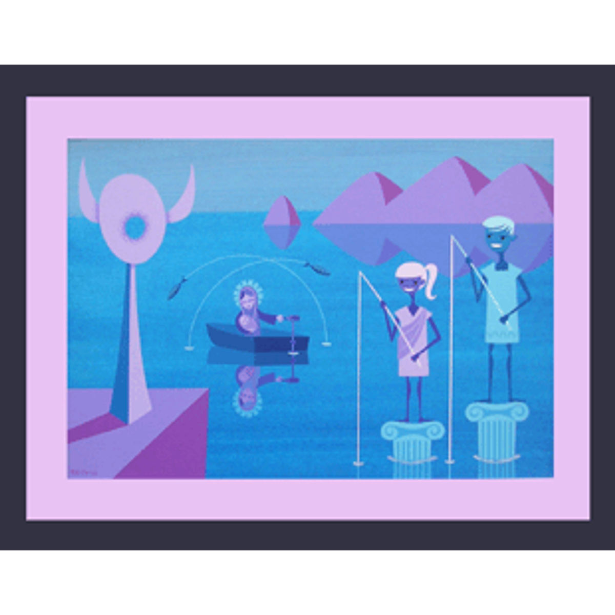 Violet Girl Indigo Boy