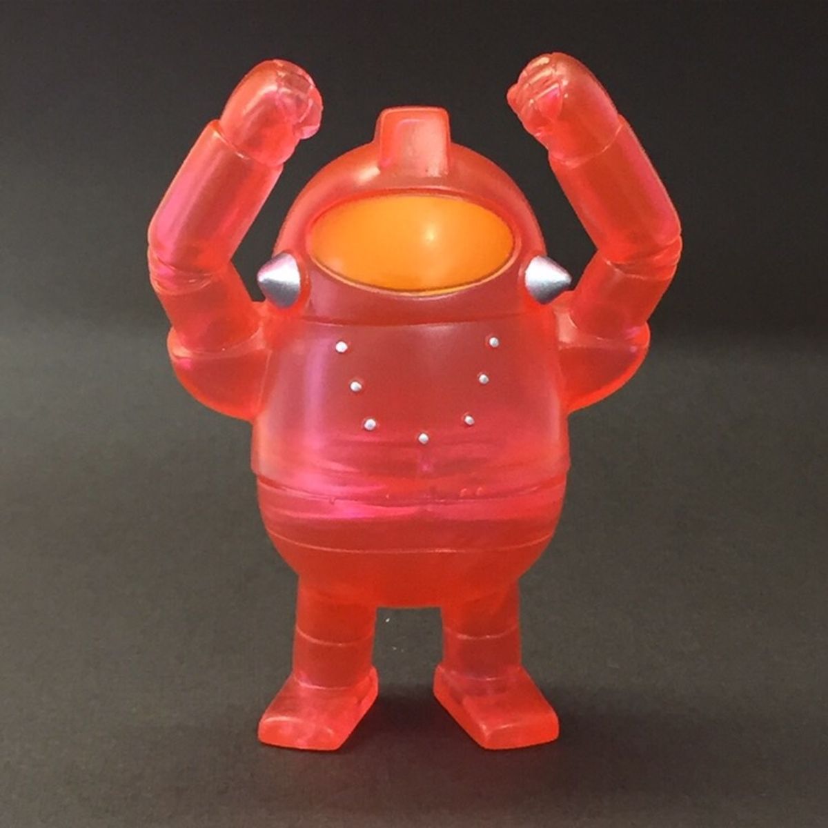 Rumble Monsters x angel abby Exclusive Mini Thirteen (Clear Red)