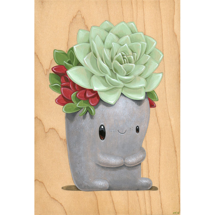 "Flint" Painting by Cuddly Rigor Mortis