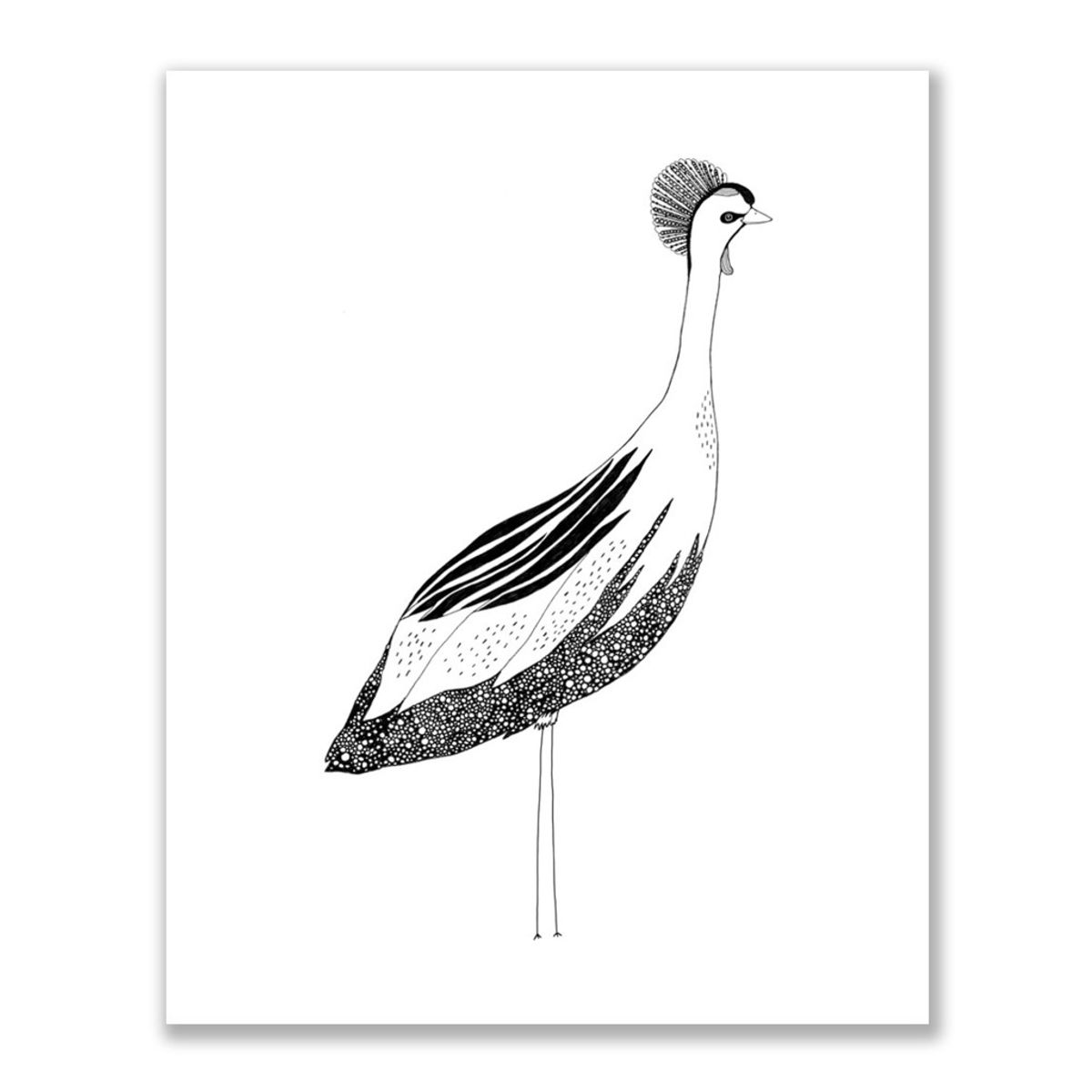 "Crane" Print