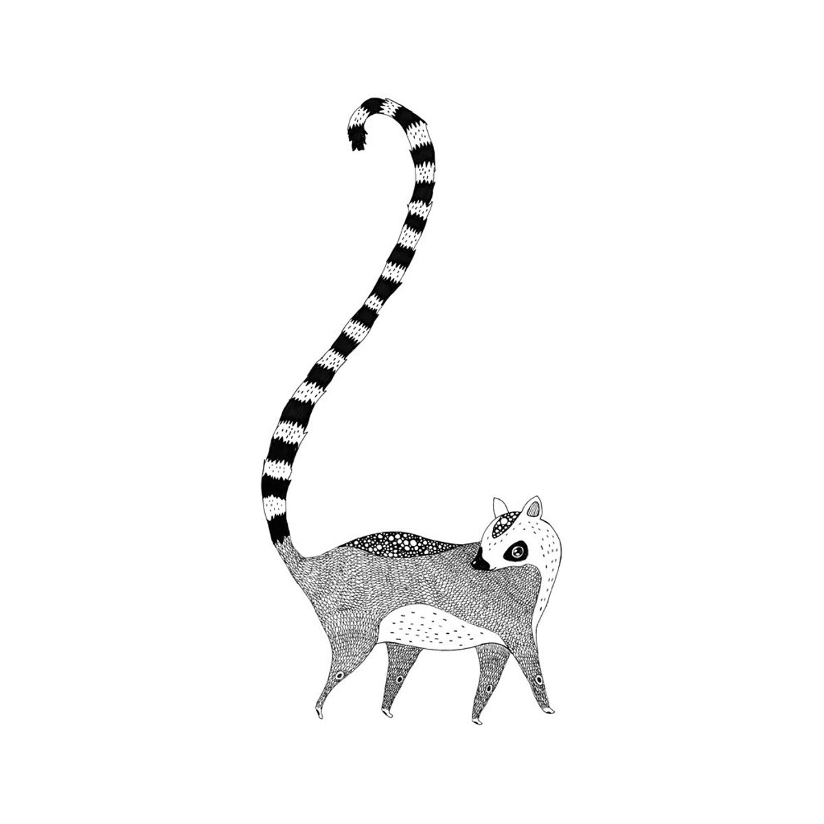 "Lemur" Print